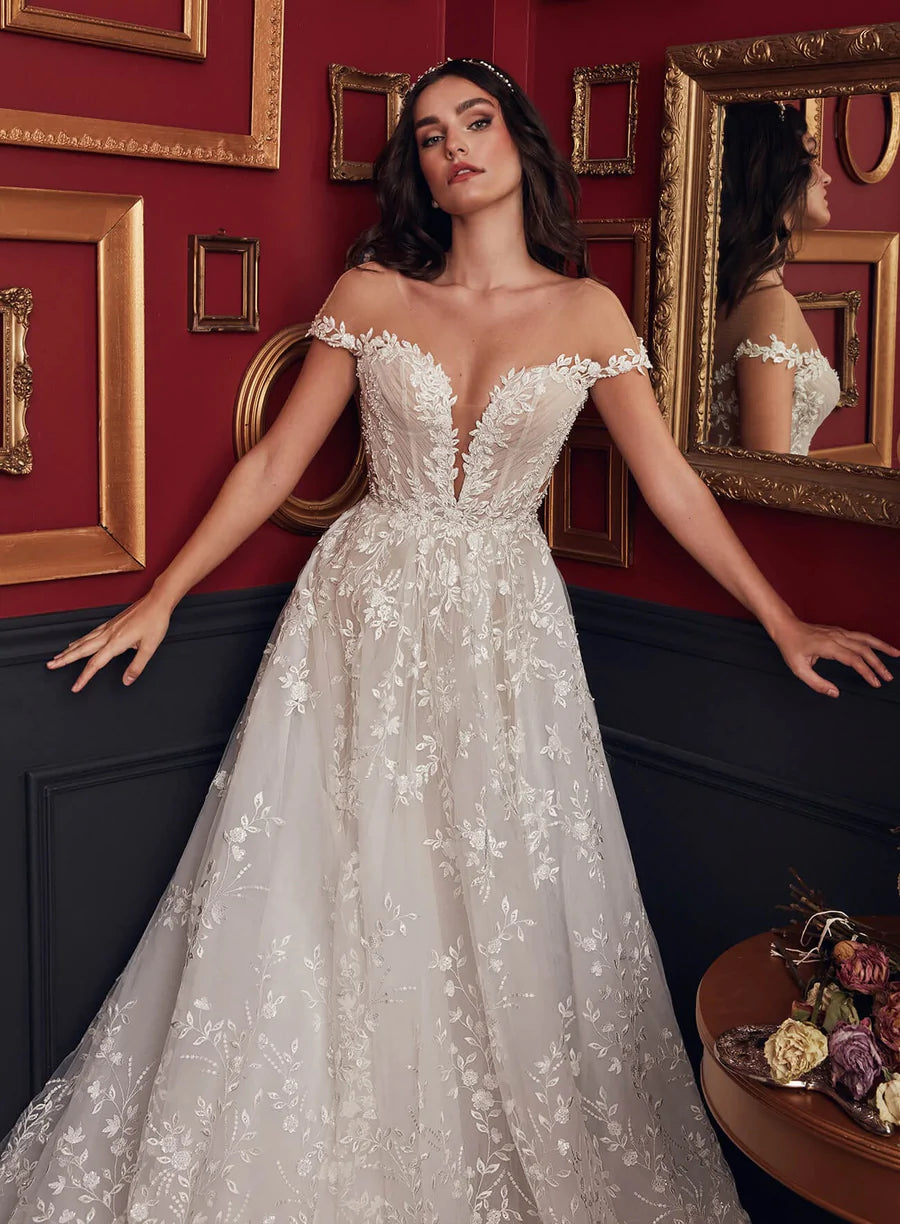 calla blanche wedding dress